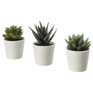 Artificial Potted Plant 6Cm, 3 Pack