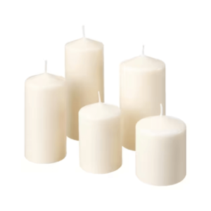 FENOMEN Unscented block candle Set of 5