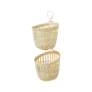 TOLKNING Basket hanging set of 2